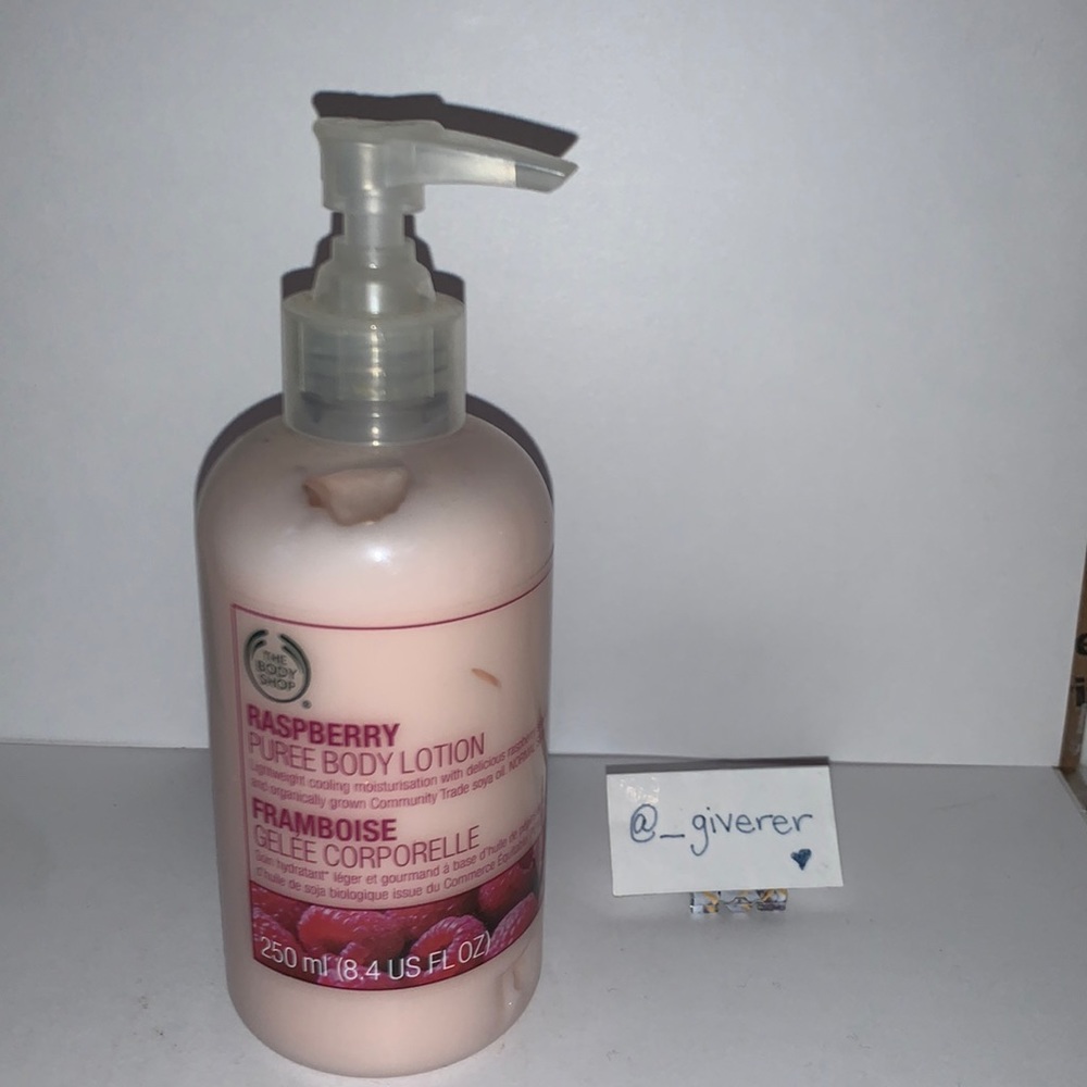 Raspberry Body Puree The Body Shop